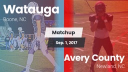 Matchup: Watauga  vs. Avery County  2017