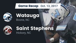 Recap: Watauga  vs. Saint Stephens  2017