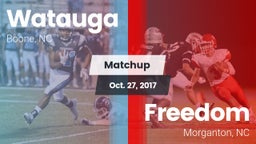 Matchup: Watauga  vs. Freedom  2017