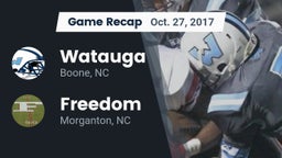 Recap: Watauga  vs. Freedom  2017