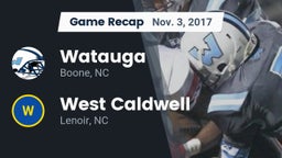 Recap: Watauga  vs. West Caldwell  2017