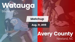 Matchup: Watauga  vs. Avery County  2018