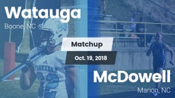 Matchup: Watauga  vs. McDowell   2018