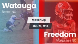 Matchup: Watauga  vs. Freedom  2018
