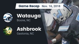 Recap: Watauga  vs. Ashbrook  2018