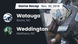 Recap: Watauga  vs. Weddington  2018