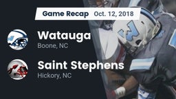 Recap: Watauga  vs. Saint Stephens  2018