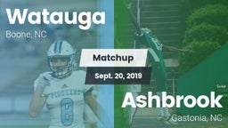 Matchup: Watauga  vs. Ashbrook  2019