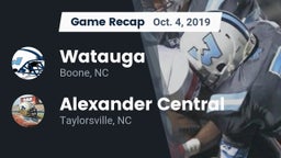 Recap: Watauga  vs. Alexander Central  2019