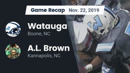 Recap: Watauga  vs. A.L. Brown  2019