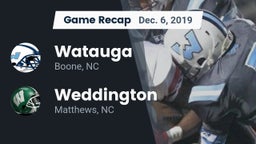 Recap: Watauga  vs. Weddington  2019