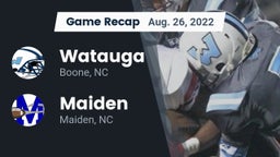 Recap: Watauga  vs. Maiden  2022