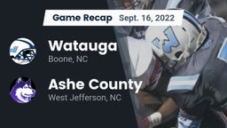 Recap: Watauga  vs. Ashe County  2022