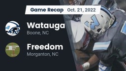 Recap: Watauga  vs. Freedom  2022