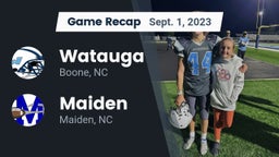 Recap: Watauga  vs. Maiden  2023