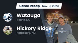 Recap: Watauga  vs. Hickory Ridge  2023