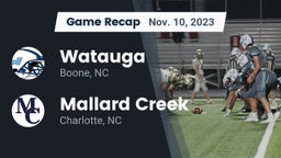 Recap: Watauga  vs. Mallard Creek  2023
