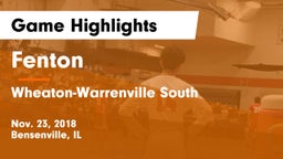 Fenton  vs Wheaton-Warrenville South  Game Highlights - Nov. 23, 2018