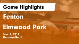 Fenton  vs Elmwood Park  Game Highlights - Jan. 8, 2019