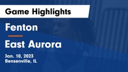 Fenton  vs East Aurora  Game Highlights - Jan. 10, 2023