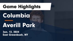 Columbia  vs Averill Park  Game Highlights - Jan. 12, 2024