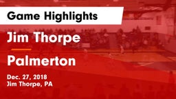 Jim Thorpe  vs Palmerton Game Highlights - Dec. 27, 2018