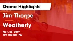 Jim Thorpe  vs Weatherly Game Highlights - Nov. 23, 2019