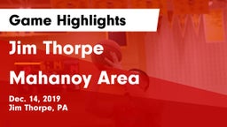 Jim Thorpe  vs Mahanoy Area  Game Highlights - Dec. 14, 2019