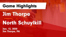 Jim Thorpe  vs North Schuylkill  Game Highlights - Jan. 13, 2020