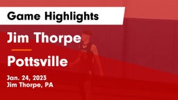 Jim Thorpe  vs Pottsville  Game Highlights - Jan. 24, 2023