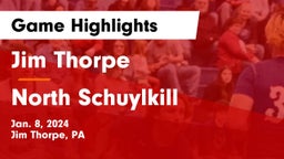 Jim Thorpe  vs North Schuylkill  Game Highlights - Jan. 8, 2024
