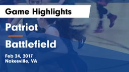 Patriot   vs Battlefield  Game Highlights - Feb 24, 2017