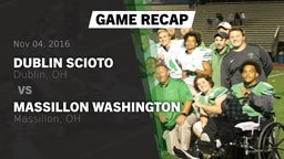 Recap: Dublin Scioto  vs. Massillon Washington  2016