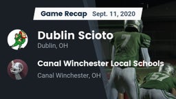Recap: Dublin Scioto  vs. Canal Winchester Local Schools 2020