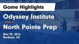Odyssey Institute vs North Pointe Prep  Game Highlights - Nov 29, 2016