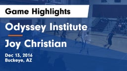 Odyssey Institute vs Joy Christian  Game Highlights - Dec 13, 2016