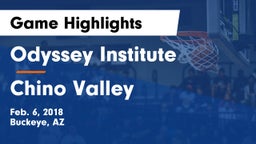 Odyssey Institute vs Chino Valley Game Highlights - Feb. 6, 2018