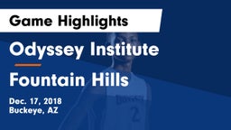 Odyssey Institute vs Fountain Hills  Game Highlights - Dec. 17, 2018