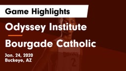 Odyssey Institute vs Bourgade Catholic  Game Highlights - Jan. 24, 2020