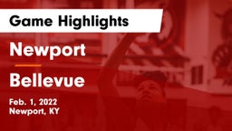Newport  vs Bellevue  Game Highlights - Feb. 1, 2022