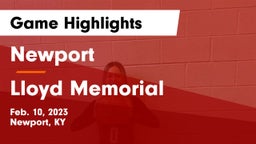 Newport  vs Lloyd Memorial  Game Highlights - Feb. 10, 2023