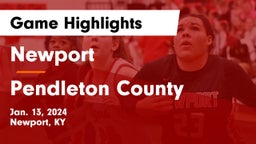 Newport  vs Pendleton County  Game Highlights - Jan. 13, 2024