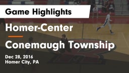 Homer-Center  vs Conemaugh Township  Game Highlights - Dec 28, 2016