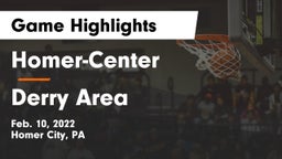 Homer-Center  vs Derry Area Game Highlights - Feb. 10, 2022