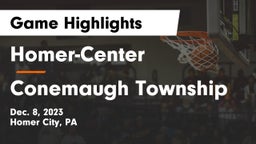 Homer-Center  vs Conemaugh Township  Game Highlights - Dec. 8, 2023