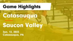 Catasauqua  vs Saucon Valley  Game Highlights - Jan. 12, 2023