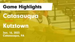 Catasauqua  vs Kutztown  Game Highlights - Jan. 16, 2023