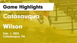 Catasauqua  vs Wilson  Game Highlights - Feb. 1, 2023