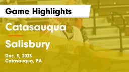 Catasauqua  vs Salisbury   Game Highlights - Dec. 5, 2023