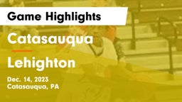 Catasauqua  vs Lehighton  Game Highlights - Dec. 14, 2023